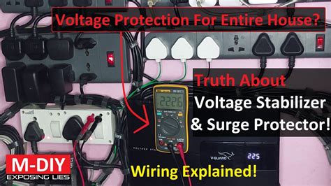 voltage stabilizer with surge protection